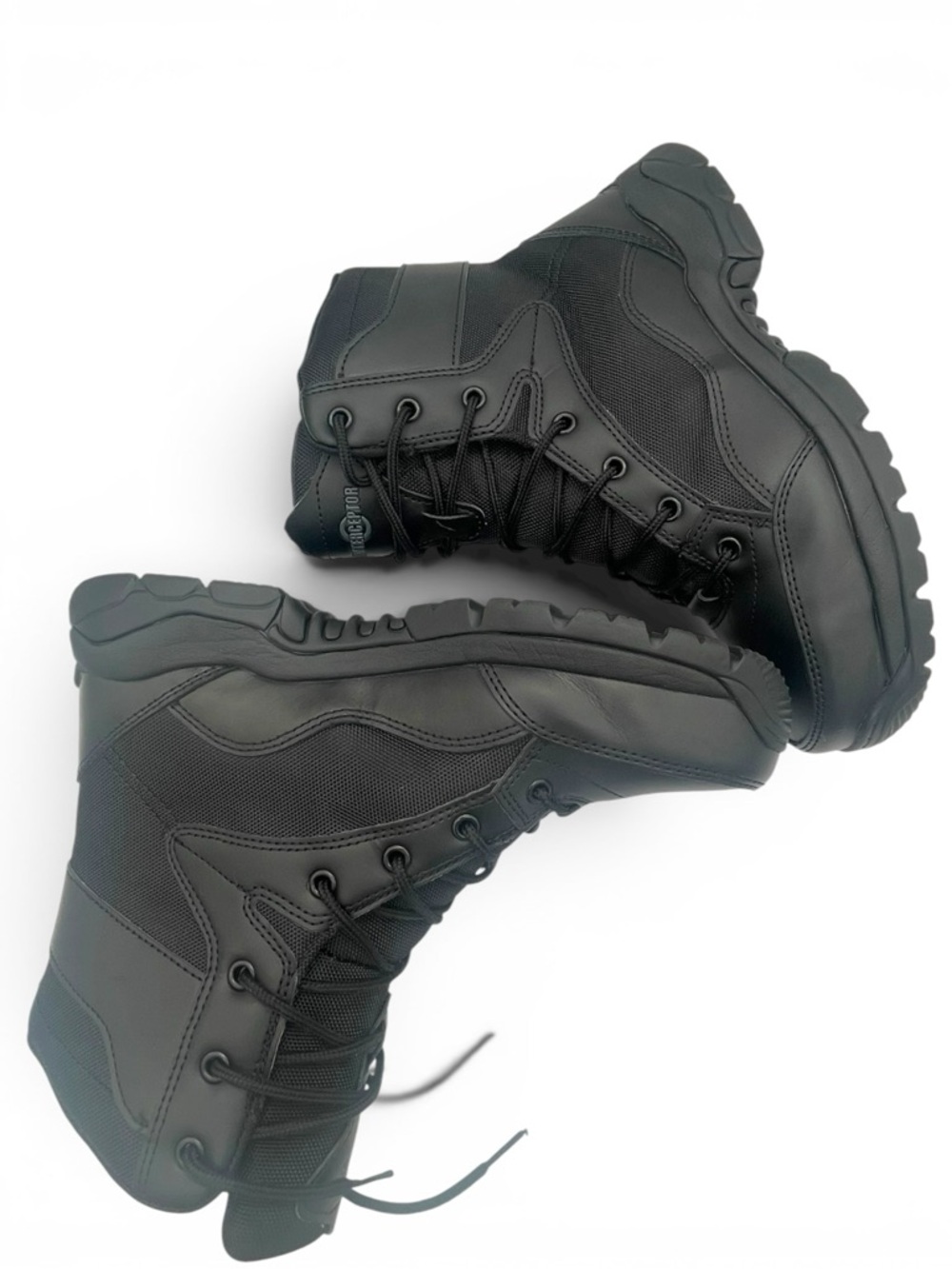 Interceptor Tactical Boots Black Men Size 8 Work Combat Boots - Picture 10 of 12